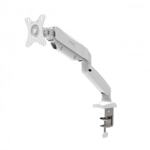 Port Desk Mount Monitor Display Arm – White