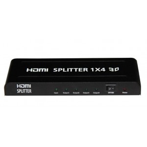 Microworld 1 In 4 Out HDMI 4K Splitter Box