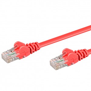 Linkqnet 3m RJ45 CAT5E Anti-Snag Moulded PVC Network Flylead – Red
