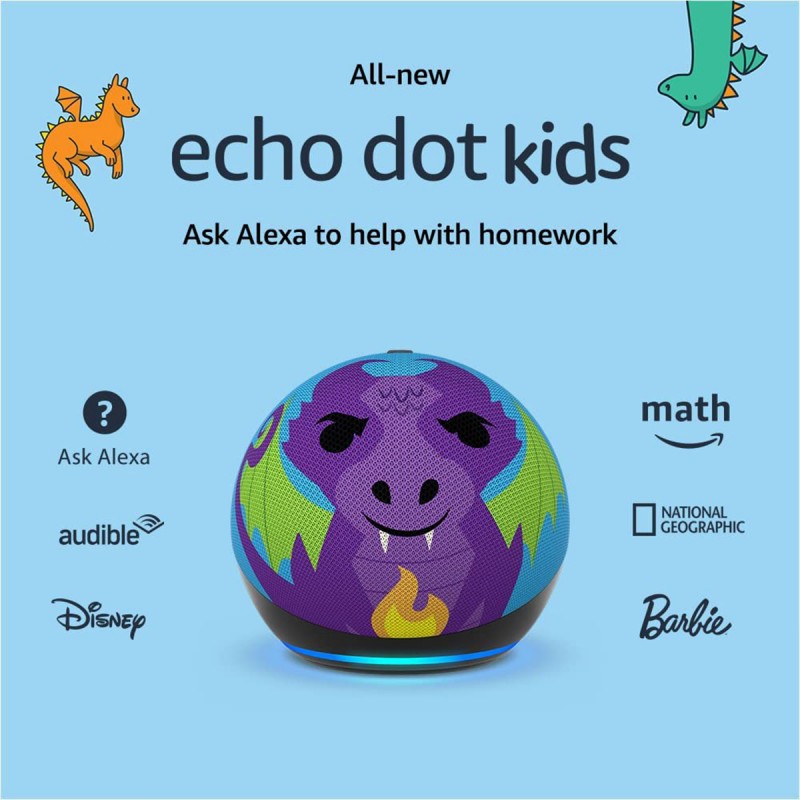 Echo Dot (5th Gen- 2022 release) - Kids / Designed for kids