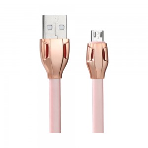 Remax RC-035M Laser 1M USB To Micro-B Cable - Rose Gold