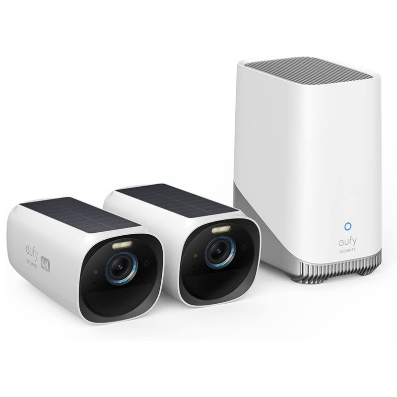 Eufy Security S330 (eufyCam 3) - 2 Camera Kit / compatible with Alexa and  Google Assistant - GeeWiz