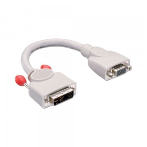 Lindy DVI Male to VGA Female Adapter Cable - 0.2m (41222)