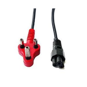Micropoint Cable: 3 Leaf clover plug, Dedicated (Red plug),1.8m