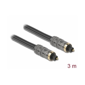 Delock 3m HQ Male to Male Toslink Cable (86985)