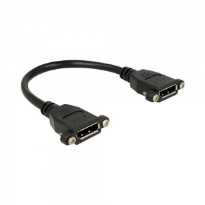 Delock 0.25m 4K DisplayPort 1.2 Female to Female Cable (85113)