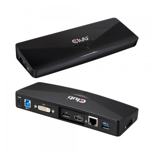 Club3D USB3.1 Gen1 4K Docking Station (CSV-3103D)