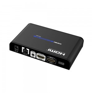 Lenkeng 120m HDMI Extender TX/RX Kit Over CAT6 with Loop-Out (LKV383PRO-4.0)