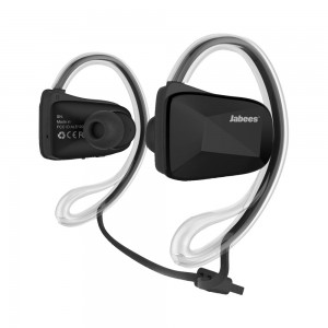 Jabees BSport Bluetooth v4.1 IPX4 Sweat Proof Headphones - Black