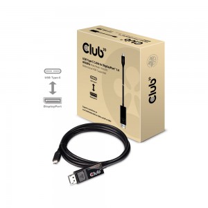 Club 3D 1.8m USB Type-C to DisplayPort 1.4 8K Cable (CAC-1557)