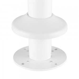 Brateck Slatwall Desk Mounting Pole - White - Up to 50kg