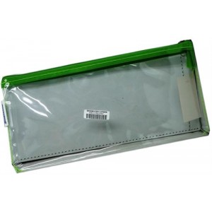 Marlin Clear PVC 23cm Pencil Bag - Green