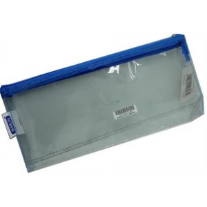 Marlin Clear PVC 23cm Pencil Bag - Blue