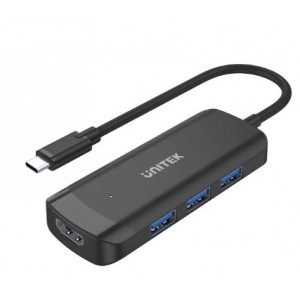 Unitek uHUB Q4+ 4-in-1 Powered USB-C Hub with HDMI (H1110B)