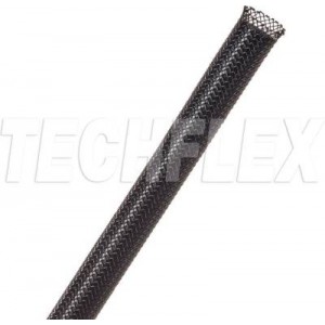Techflex 1m Bundle Braid 6.4mm - Black (PTN0.25BK)