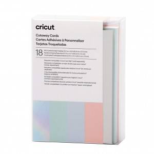 Cricut 2009482 Cut-Away Cards Pastel R10 (89 cm X 124 cm) 18-Pack