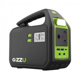 Gizzu 242Wh Portable Power Station – Black
