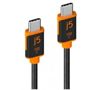 j5creat JUCX25L30 USB-C 100W Sync &amp; Charge Cable