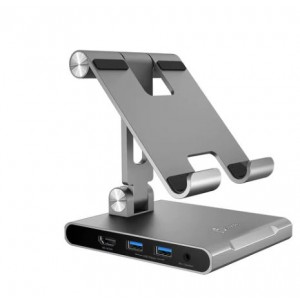 j5creat JTS224 Multi-Angle Stand with Docking Station for iPad Pro