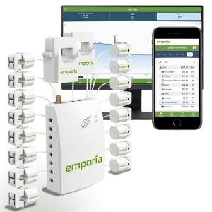 Emporia Vue Gen 2 Energy Monitor - with 16x 50A Emporia Current Monitoring Sensors