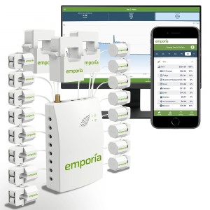 Emporia Vue Gen 2 Energy Monitor - 200A 3-PHASE Sensors and 16x 50A Sensors