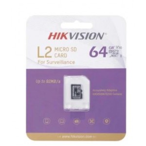 Hikvision L2 V30 64GB Surveillance MicroSD (TF) Card