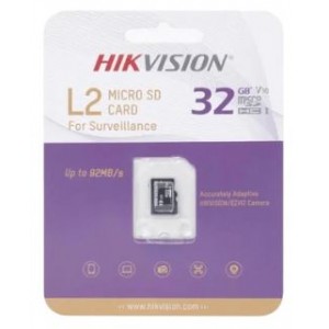 Hikvision L2 V10 32GB Surveillance MicroSD (TF) Card