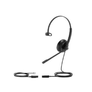 Yealink YHS34-Mono Wired Headset with QD to RJ-9 Port