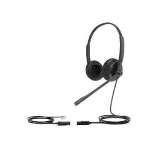 Yealink YHS34-Dual Wired Headset with QD to RJ-9 Port