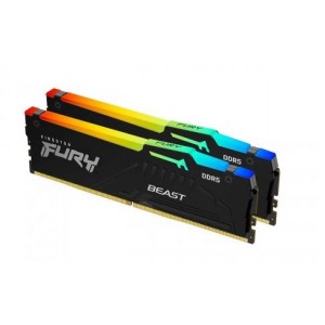 Kingston FURY BEAST DDR5 RGB 16GB (2 x 8GB) DDR5 DRAM 4800MHz CL38 1.10V Memory Kit