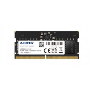 Adata AD5S48008G 8GB (1 x 8GB) DDR5 DRAM 4800MHz CL40 1.1V SO-DIMM Memory Module