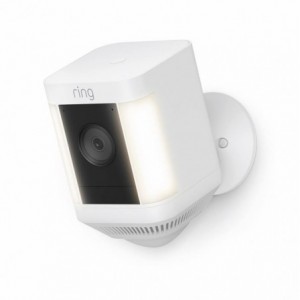 Ring - Spotlight Cam Plus Battery- White