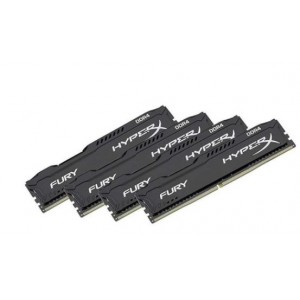 HyperX HX429C17FB2K4/32 Fury 32GB (4x8GB) DDR4-2933MHz CL17 1.2V Black Desktop Memory