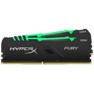 HyperX RGB Fury 64Gb(32Gb x 2) DDR4-3600 (pc4-28800) CL18 1.35v Desktop Memory Module