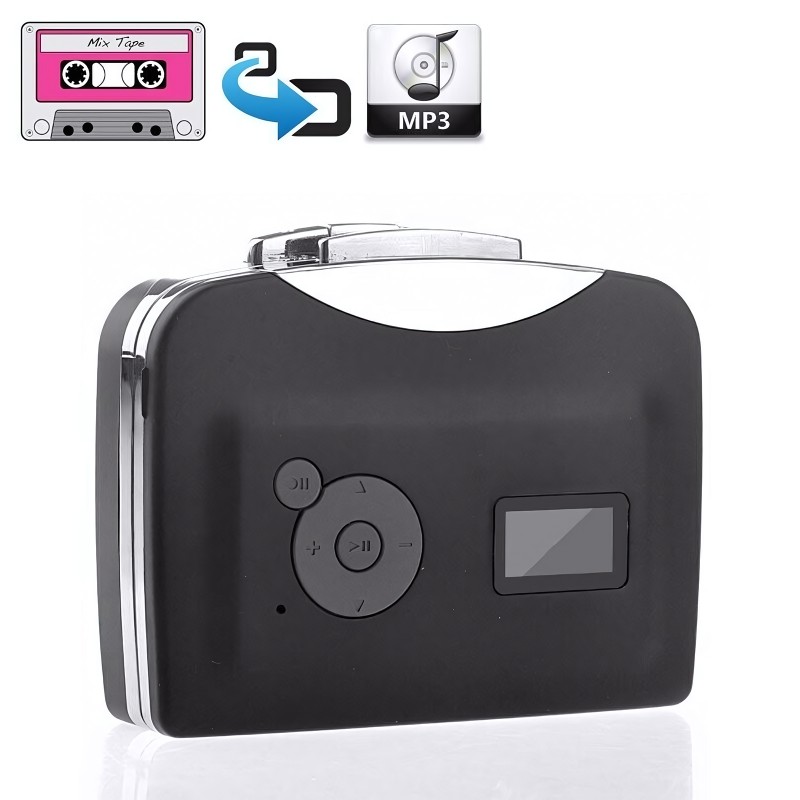 Ezcap230 USB Cassette Tape to MP3 Converter - Capture Audio / Music Player  - GeeWiz