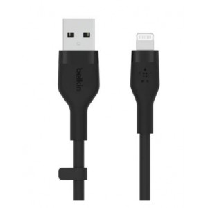 Belkin BoostCharge Flex USB-A Cable with Lightning Connector - Black