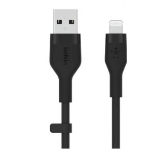 Belkin BoostCharge Flex USB-C with Lightning Connector - Black (Silcone)