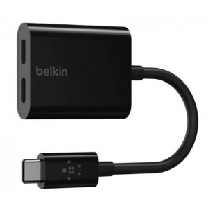 Belkin 60W USB-C Audio with Charge Adapter - Black