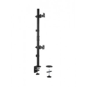 Kensington Vertical Stacking Dual Arm - Clamped - Holds 2 x 32" Screens