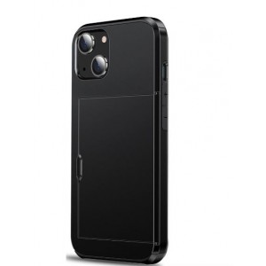 Tuff-Luv Rugged Card Phone Case for the iPhone 14 Pro - Black