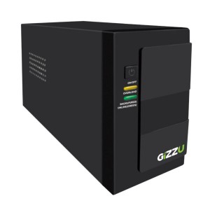 Gizzu 1000VA 500W Line Interactive UPS – Black