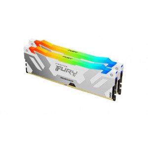 Kingston KF564C32RWAK2-32 Fury Renegade RGB 32GB (2x16GB) DDR5-6400 CL32 Kit - White