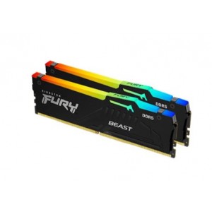 Kingston KF552C36BBEAK2-64 Fury Beast RGB 64GB (2x32GB) DDR5-5200 CL36 Kit