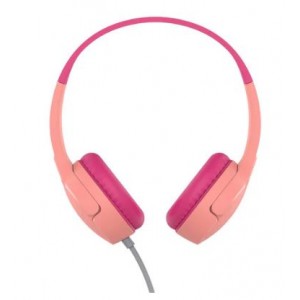 Belkin SoundForm Mini Wired On Ear Headphones for Kids - Pink