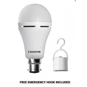 Elecstor B22 Light Bulb - 7W / Rechargeable /  Cool White
