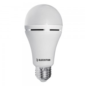 Elecstor E27 Light Bulb - 7W / Rechargeable / Cool White
