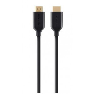 Belkin 5m Gold-Plated High-Speed HDMI Cable with Ethernet 4K - Black