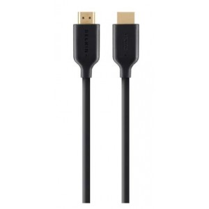 Belkin 1m Gold Plated High Speed HDMI Cable with Ethernet 4K - Black