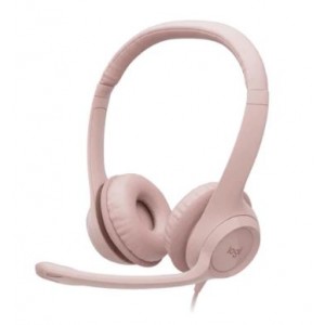Logitech H390 USB Headset with Noise - Rose