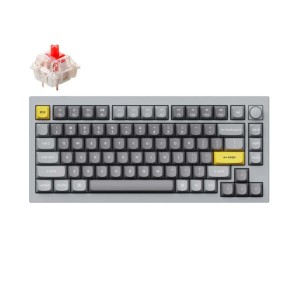 Keychron Q1 RGB Mechanical Keyboard Red Switches – Grey
